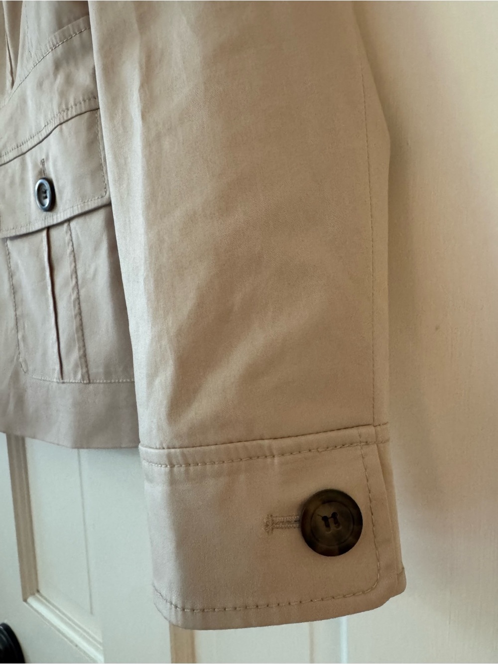 Pendelton Beige Cotton Blend Utility Jacket - Picture 5 of 7